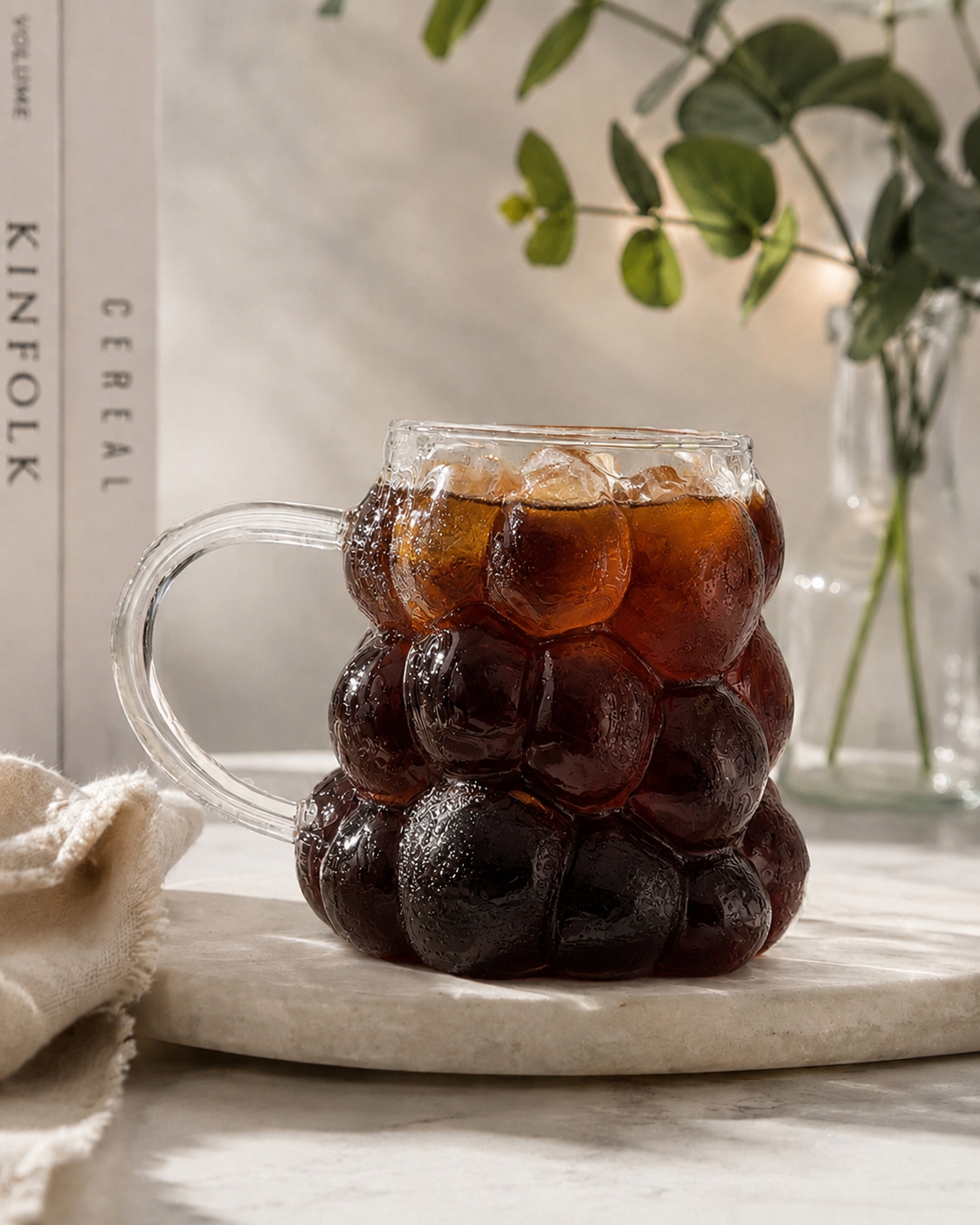 ماگ پیرکس حبابی دسته دار