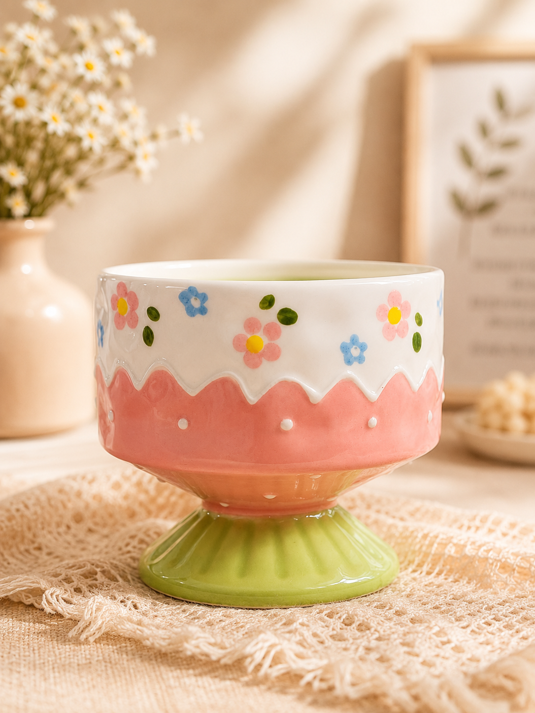 بستنی خوری سرامیکی فانتزی
