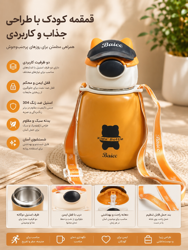 فلاسک استیل کودک