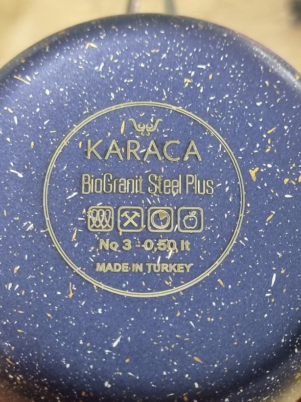 ست شیر جوش و قهوه جوش گرانیتی استنددار کاراجا