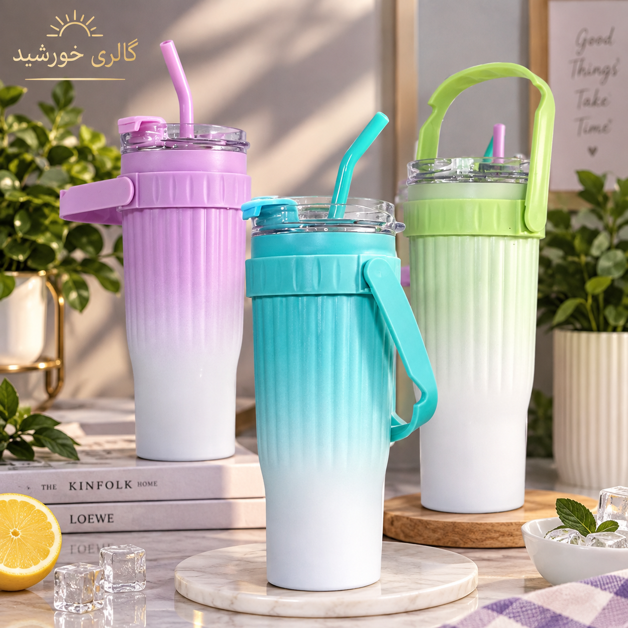 تراول ماگ استیل دوجداره ۱۲۰۰ میلی